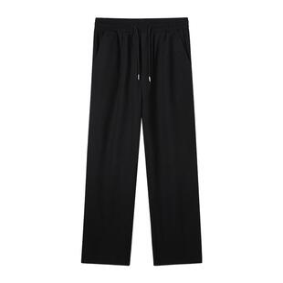 回力直筒裤子男款冬季2026新款运动裤男纯棉加厚加绒休闲男士长裤