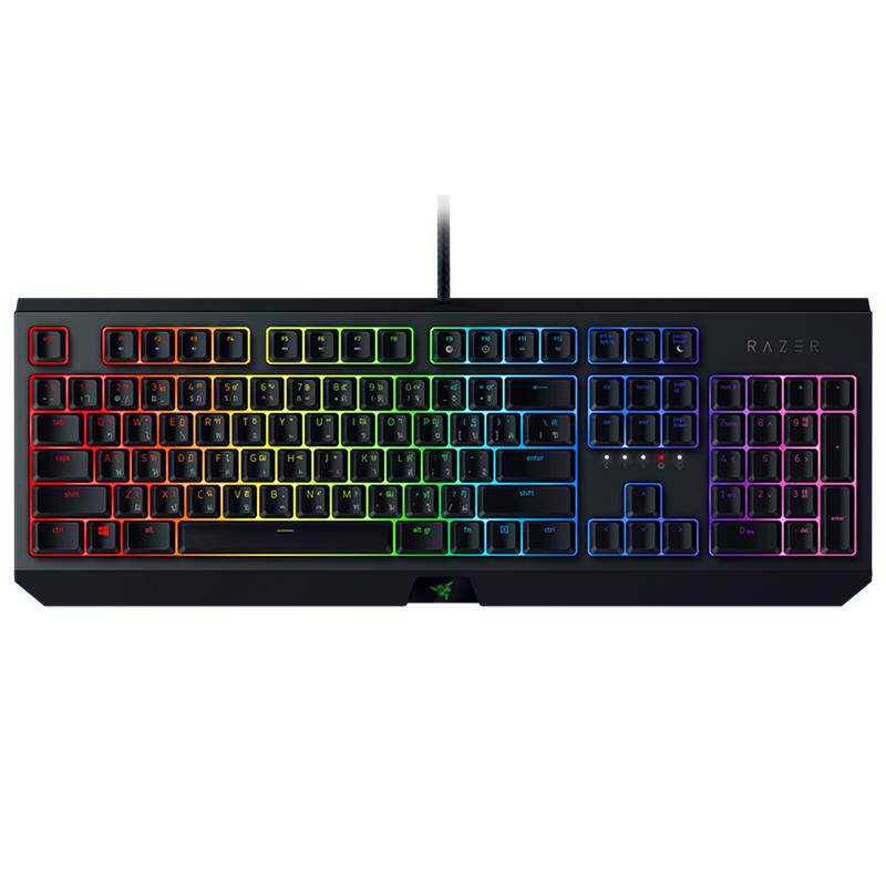 Razer雷蛇黑寡妇蜘蛛幻彩RGB背光V3粉晶台式电脑电竞游戏机械键盘