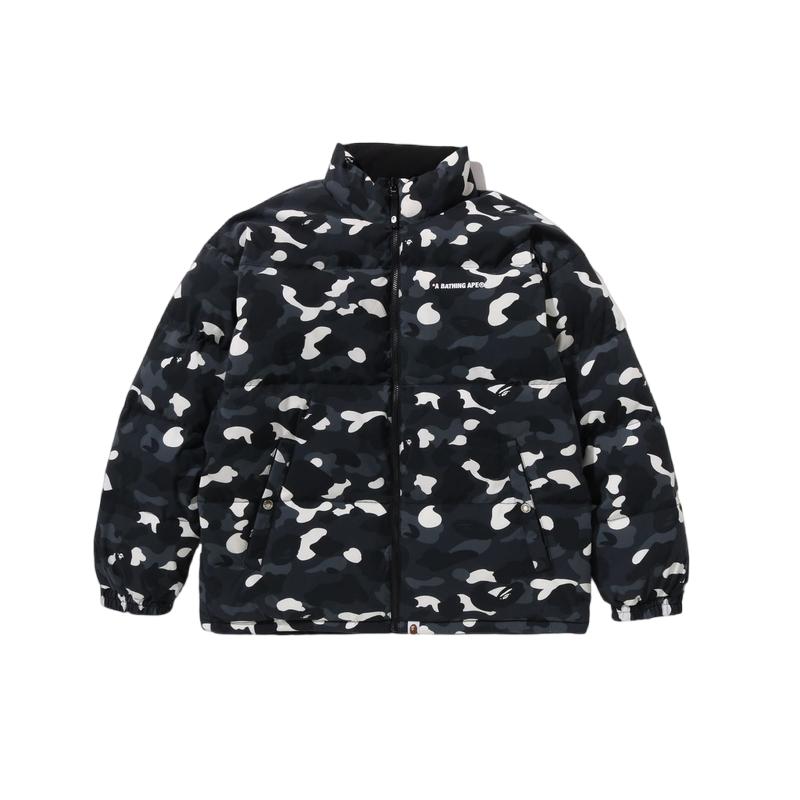迷彩双面穿羽绒服BAPE