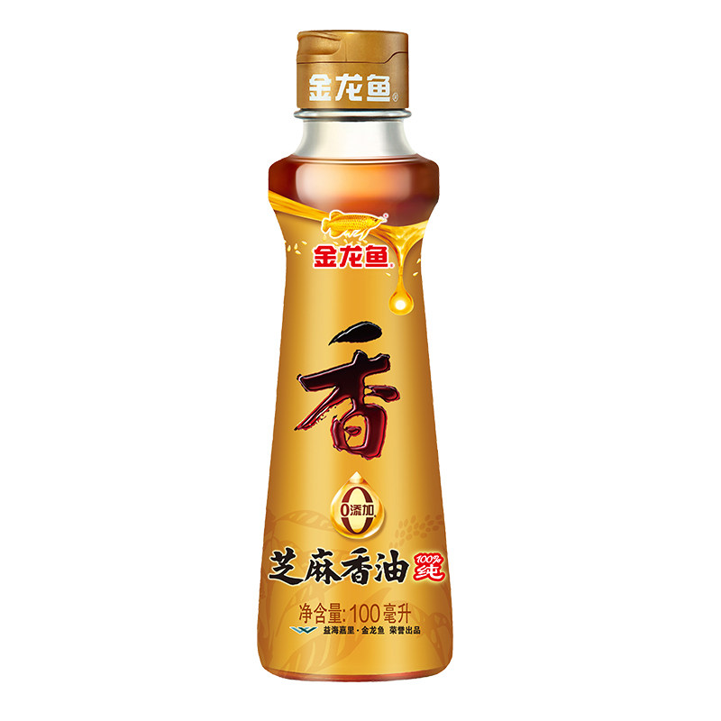 金龙鱼芝麻香油100ml 纯芝麻原料火锅蘸料调味油