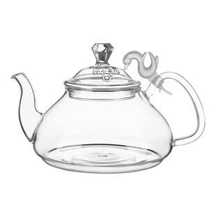电磁炉专用平底玻璃壶电陶炉烧水茶壶耐高温纯玻璃加厚泡茶壶养生