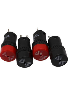 AD16-16M蜂鸣器 声音报警器 鸣叫器带叫不带闪 开孔16MM 24v 220v