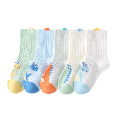 棉奇熊纯棉童袜抑菌透气