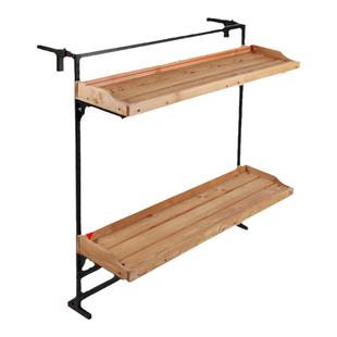 阳台悬挂花架栏杆挂式置物架玻璃护栏花架多肉架子绿植架花盆挂架