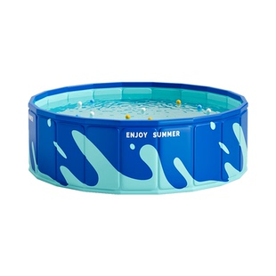 加厚儿童大型水池可折叠浴盆成人支架充气泳池家用免安装收纳超大