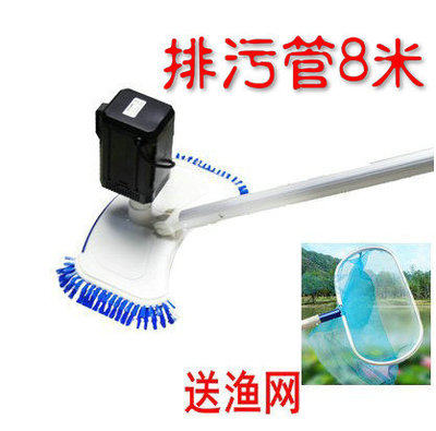 水泵锦鲤鱼池吸污机吸便器吸污器吸泥机吸污泵鱼粪便清洁工具