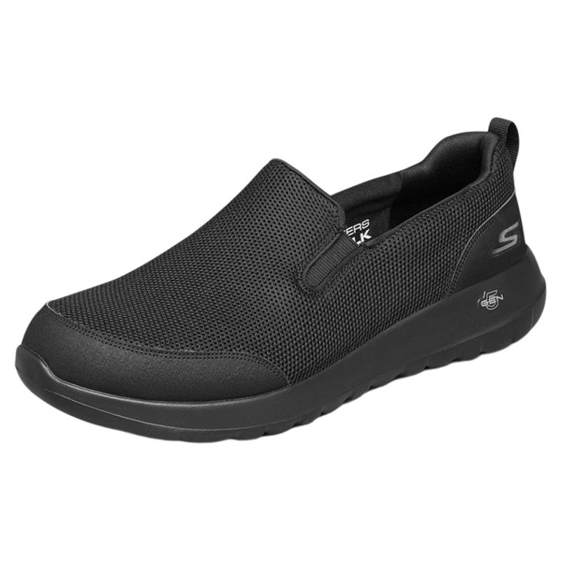 Skechers斯凯奇男鞋一脚蹬健步鞋网面透气轻便运动鞋软底休闲鞋