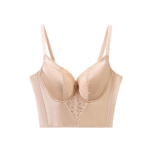 中脉【南国物语】聚拢文胸软蕾丝柔软舒适防下垂塑形长款1148