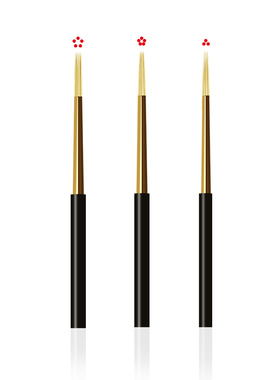 纹绣针片手工打雾纹眉针雾眉圆三