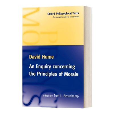 关于道德原则的质疑 英文原版 An Enquiry Concerning the Principles of Morals 英文版 进口英语原版书籍