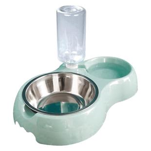 狗碗狗盆双碗猫碗陶瓷宠物自动饮水碗狗狗水碗狗食盆猫咪用品大全