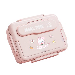 儿童保温饭盒小学生专用316不锈钢餐盒分格初中学生可爱便当盒女