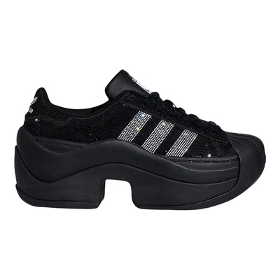 Adidas/阿迪达斯正品三叶草女士休闲经典厚底闪钻运动鞋IH1663