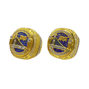 2018金州勇士库里杜兰特总冠军戒指篮球球迷收藏纪念品指环