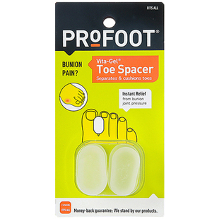 美国Profoot防滑防磨防掉跟高跟鞋后跟贴/脚拇指外翻矫正分趾器