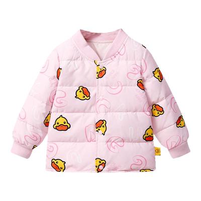 哈罗小黄鸭儿童保暖内胆绒丝服