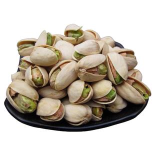 【1-5斤净重批发】新货大颗粒开心果袋装原色盐焗整箱坚果零食