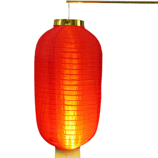 新年春节跳舞纸灯笼杆子舞蹈手提冬瓜大红小古风挂饰带灯元宵灯笼