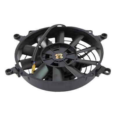 汽车机油散热器风扇7寸改装吸风扇 油冷通用型电子风扇12V80W