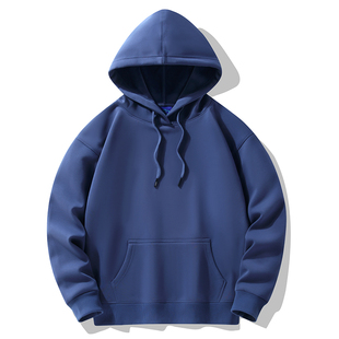 潮流男装春秋卫衣男连帽男士打底衫情侣纯色休闲运动纯棉外套男潮