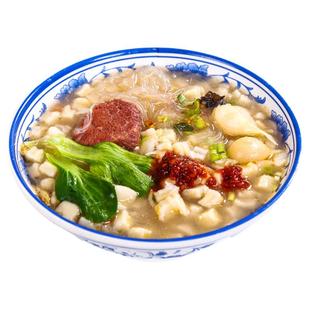 正宗鸿盛祥羊肉泡馍西安特产小吃陕西保鲜馍粒牛羊肉泡馍小炒煮馍