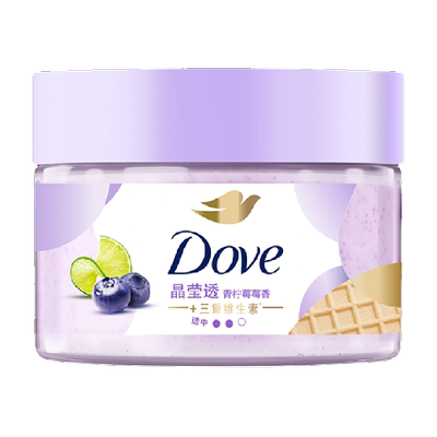 多芬青柠莓莓香滋润磨砂膏