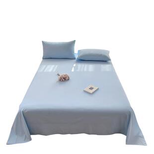 无印良品A类加厚床单纯棉100全棉被单磨毛单件床笠单人三件套冬季