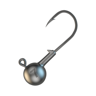 4x加强铅头钩软饵t尾盒装防跑鱼鳜鱼微物铅头钩平打倒刺溪流