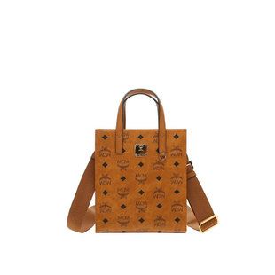 【自营】MCM专柜款AREN系列 中性款小号托特包单肩手提包