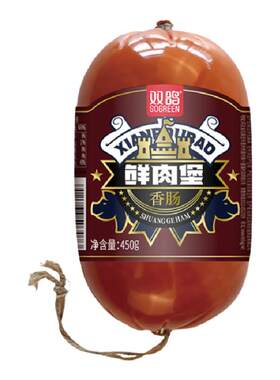双鸽鲜肉堡450g火腿肠即食香肠