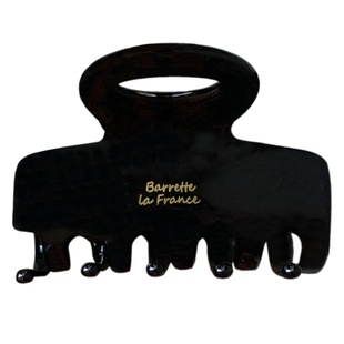 ins复古方形中号抓夹 france气质正红巧克力半扎发鲨鱼夹发抓发饰