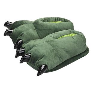 冬季爪子棉拖鞋可爱卡通动物情侣男女保暖鞋创意搞怪怪兽鞋毛毛鞋