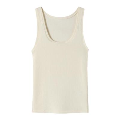 多巴胺风上衣方领宽肩吊带内搭