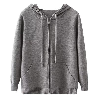 宛宛家连帽毛衣百搭时尚