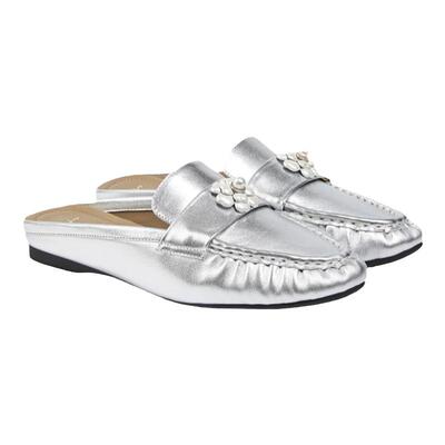 单鞋乐福穆勒包头凉拖鞋女外穿