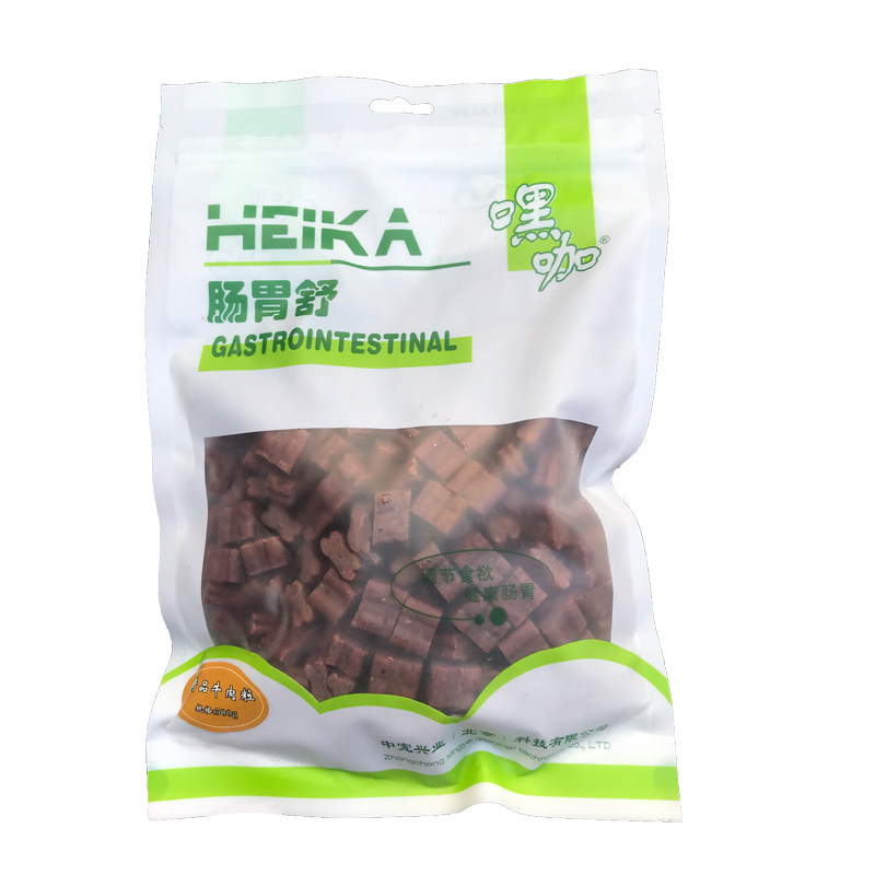 嘿咖精品牛肉粒360g美毛补钙