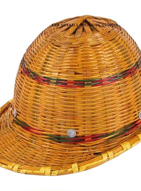 夏季透气舒适竹编安全帽防晒遮阳