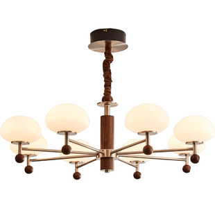 欧普/小蘑菇/中古风法式吊灯复古2026新款宋式美学全光谱客餐厅DD