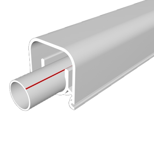 暖气管道扣槽明装水管装饰遮挡管槽明管家用美化燃气管保护套线槽