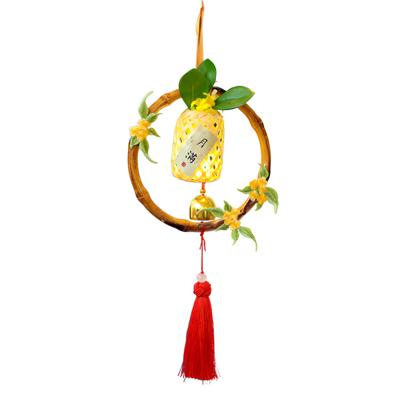 中秋节灯笼手工diy竹编花灯新款
