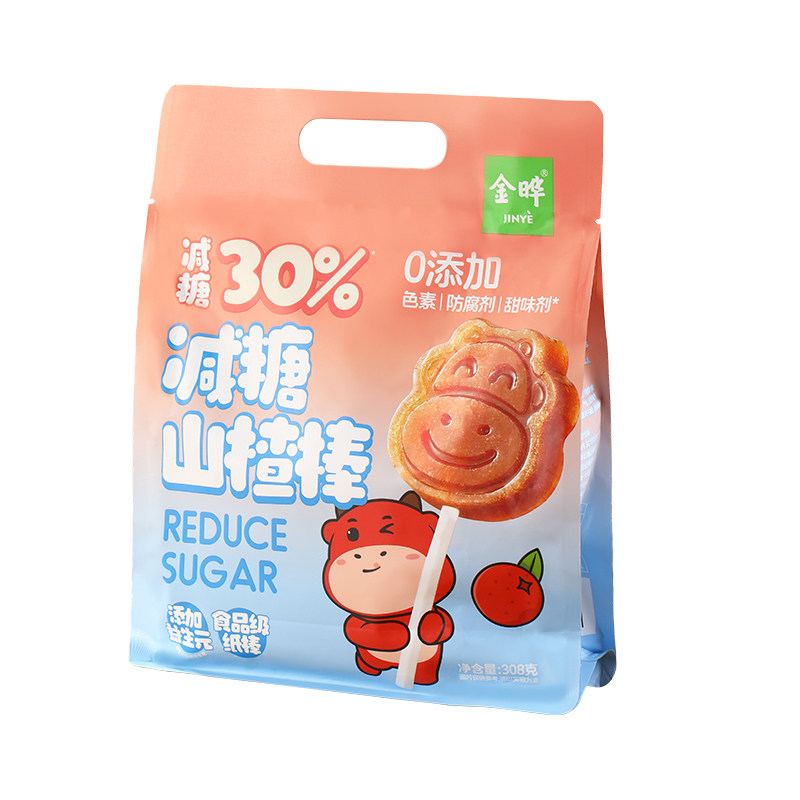 金晔低糖山楂棒棒糖308g零食
