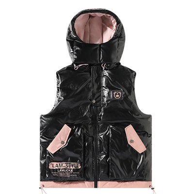 lamlicka白鸭绒羽绒马甲背心潮牌
