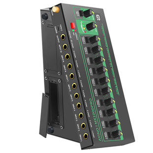 10路立体声混音器无线蓝牙可拆充电仓话筒音响功放多路音频混合器