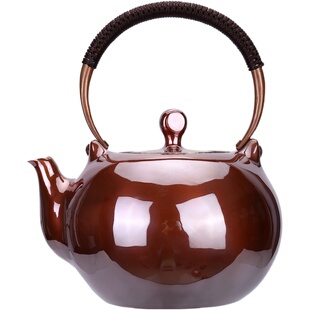 纯手工口耳一张打出一体铜壶口耳出加厚紫铜茶壶无涂层红铜烧水壶
