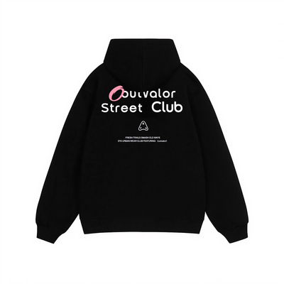 STA旗舰店美式潮牌字母印花连帽卫衣男女秋冬季纯棉加绒加厚外套