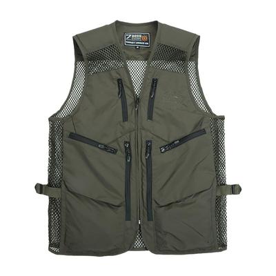 726春夏户外透气摄影背心拉链