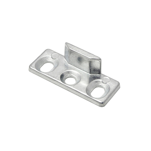 老式断桥门窗五金配件锁点50铝合金平开窗锁扣卡扣不锈钢挡块锁块