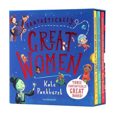 英文原版 Fantastically Great Women Boxed Set 改变世界的伟大非凡的女性3册礼盒精装 儿童英语阅读绘本 英文版 进口英语书籍