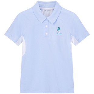 暇步士童装男童速干短袖Polo衫夏新品大童休闲舒适儿童运动T恤