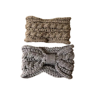 造型师私藏技巧！韩系复古针织麻花运动洗脸宽边发带发箍发饰